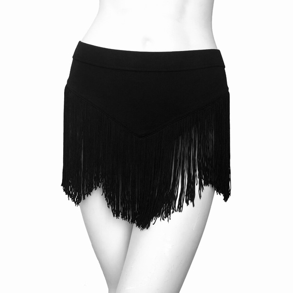 Rifat Ozbek SS 1992 Runway Fringe Mini Skirt - Picture 6 of 12
